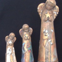 ANIOŁY gipsowe figury figurki statuetki posągi rzeźby dekoracje dla domu podarunki : prezenty amor anioł aniołek figurka rzeźba statua upominek