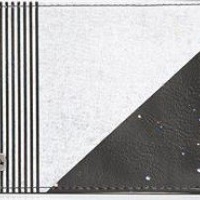 portfel biało czarny