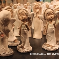 Geschenk : 2536 LUKA 22cm 2535 LILOU 22cm . Figürchen Statuette Figur Statue Skulptur