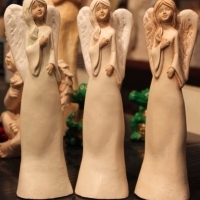 Figura. figurka. Statuette. Engel. Anioł. Upominek. Dekorationsart. Art. Figürchen. Statue. Skulptur. Angel. Soška. Dárek. 2534 GŁADKA 23cm