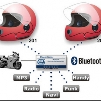 AKE ELEKTRONIK. Firma. Bluetooth zum Helm in Stereo. Freisprech-System für Schutzhelme. Lenker-Funkfernbedienung.