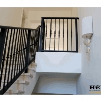 HEVIA. Company. Interior stair railings, driveway gates.