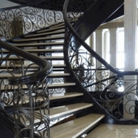 ROES. Company. Stair railings and custom stair. 