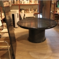 stół owal czarny 150x225x73cm okrągły 150x150x73cm