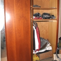 Szafa trzydrzwiowa z lustrem przesuwne drzwi 285cm. Тридверний шафа з дзеркальними розсувними дверима.