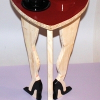 Stolik kawowy Mini Cafe Tisch Dreieck Dame 3 nogi. Mini Cafe Triangle Lady coffee table with 3 legs. Мини Кафе Треугольник Леди журнальный столик