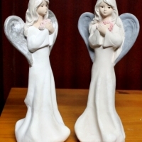 upominek : RAFAELA: Anioł: Ochrona przed chorobą: Świecznik: Kadzidło: 29cm . figura figurka