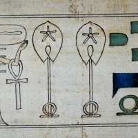 Mystiska ceremonin med att vända huvuden och fästa kroppen från många bitar. Mystery of Osiris. Osiris grav. Beressos Assyria.