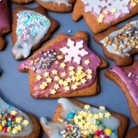Lebkuchen, Lebkuchen Küsse. Kochrezept von 1937.     Pierniki, pierniczki całuski. Przepis kucharski z 1937 roku.