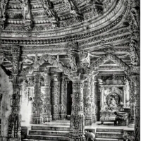 The Jain temples at Dilwara, Mount Abu, Rajasthan, India.