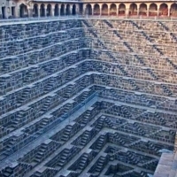 Chand Baori, the largest and deepest stepwell in India.