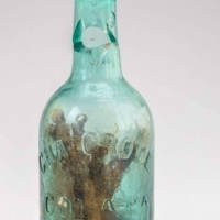 Witches bottles with human urine.