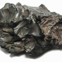 An unusual metallic object discovered inside a meteorite