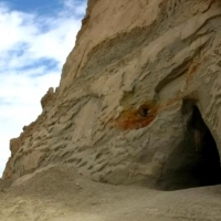 The Tibetan White Mountain contains a network of metal structures that extend all the way to the nearest lake.