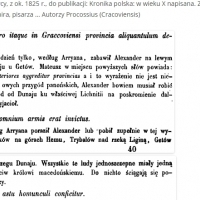 1: Wstęp krytyczny do dziejów Polski - Wojny z Aleksandrem Macedońskim.