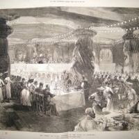 W 1875 roku, kiedy król Edward VII odwiedził Indie i w jaskiniach Elephanta (Świątynia Shivy) odbyła się kolacja.