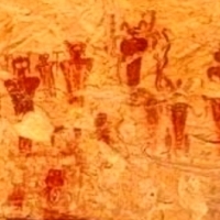 Malowidła jaskiniowe w kanionie Sego w stanie Utah.