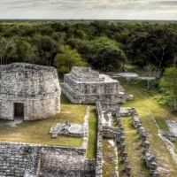 Stanowisko Majów prekolumbijskich, 100 km na zachód od Chichen Itza: