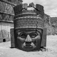 Obraz, który potwierdza, że ​​Atlantydów z Tuli znaleziono w dolnych partiach świątyni Tlahuiizcalpantecuhtli w Meksyku.