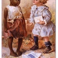 Czarne dziecko jest przedstawione jako pozbawione jakichkolwiek pozytywnych cech.