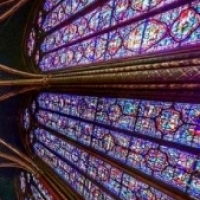 Sainte-Chapelle w Paryżu.