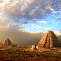 Ruiny miasta Hara-khoto zostały znalezione na pustyni Gobi w 1908 roku przez podróżnika, geografa wojskowego Petera Kozlov.