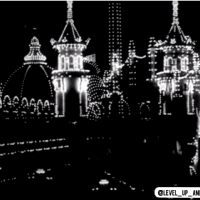 Luna park nocą 1905 roku.