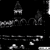 Luna park nocą 1905 roku.