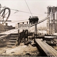 Most Brooklyn 1880. Nowy Jork