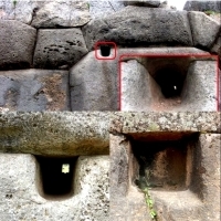 Kwadratowe dziury w starożytnych megalitach. 