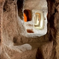 Derinkuyu, Turkey is an incredible underground city carved into the rock.