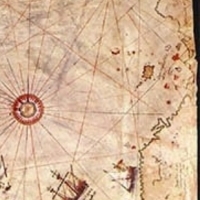 Mapa Piri Ries z 1513 roku z dokładnym obrazem dorzecza Amazonki w Ameryce Południowej i północnego wybrzeża Antarktydy.