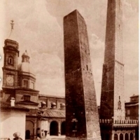 Wieże Asamelli i Sarasendi - Bolonia - 1890