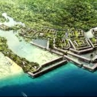 Sztuczne wyspy Nan Madol z 92 z bardzo rozbudowanym systemem kanałów.