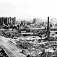 Wielki pożar Chicago, 1871.