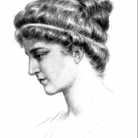 Córka matematyka, astronoma i filozofa Teona z Aleksandrii, wykształcenie matematyczne odebrała najpewniej pod jego kierunkiem.
