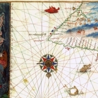 Moi Drodzy, znalazłam mapę z 1547 r, pokazująca wschodni brzeg Australii.