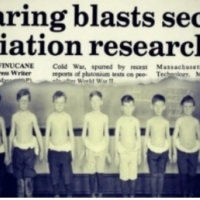 W Fernald School MIT dostarczał materiały radioaktywne upośledzonym umysłowo dzieciom, dodając je do ich jedzenia.
