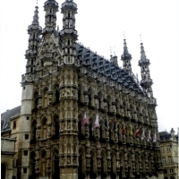 Ratusz w Leuven. Belgia.