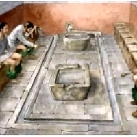 Starożytni Rzymianie w publicznych latrynach nie mieli papieru toaletowego.
