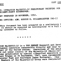 W dokumencie „Eisenhower Briefing Document” stwierdzono, że Detlev był członkiem Grupy Majestic 12.