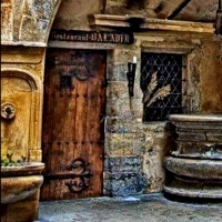 Passageway, traboule, of the Bullioud Hotel in Lyon, France, 1536.