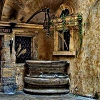 Passageway, traboule, of the Bullioud Hotel in Lyon, France, 1536.