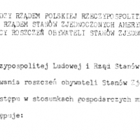 Odnaleziona zaginiona, sensacyjna umowa Nr 5518 z 1960r. Dotyczy ustawy Senatu USA S.447.