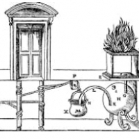 Silnik parowy Herona z Aleksandrii , z pierwszego wieku.