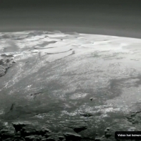 Lodowce Plutona ze statku kosmicznego New Horizon!