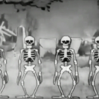 The Skeleton Dance (1929) Pierwsza Silly Simphony Walta Disneya.