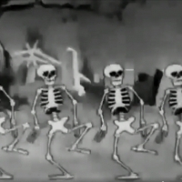 The Skeleton Dance (1929) Pierwsza Silly Simphony Walta Disneya.