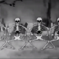 The Skeleton Dance (1929) Pierwsza Silly Simphony Walta Disneya.