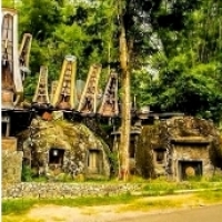 Megality i menhiry na wyspie Sulawesi. ⠀